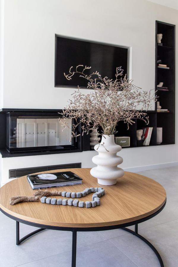 Ikies 3 Modern Eco-Friendly Private Seaview Signature Villas With A Pool Volos Exterior foto